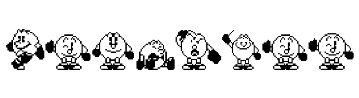 Pac-Man 2 The New Adventures  Free Fonts Download