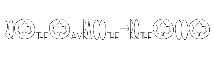 TheRamble-SymbolsandLigatures  Free Fonts Download