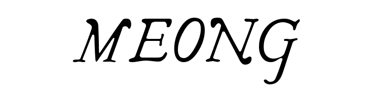 I Regular  Free Fonts Download