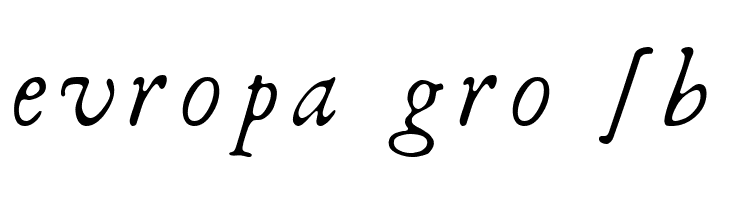 I Regular  Free Fonts Download
