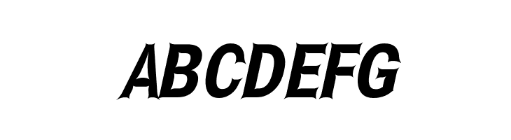 Asimov Edge ExtremeItalic  Free Fonts Download