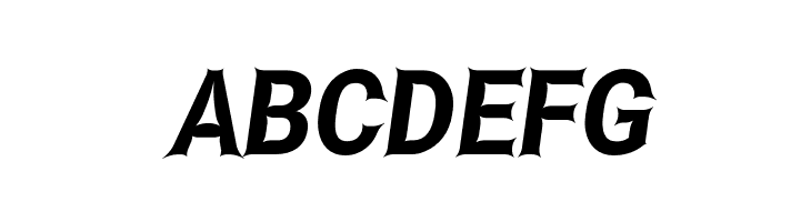 Asimov Edge Narrow Italic  Free Fonts Download