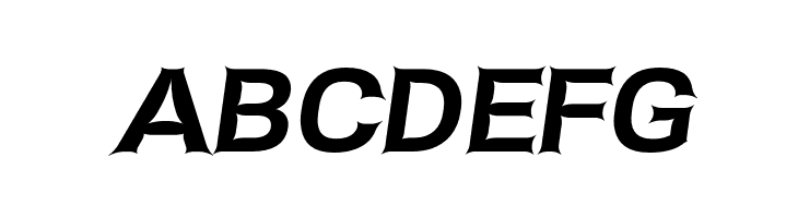 Asimov Edge Wide Italic  Free Fonts Download