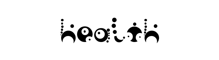 Fish in the bathroom  Free Fonts Download