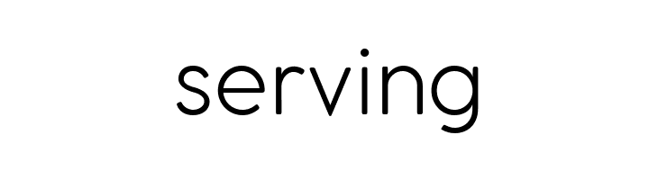 serving COCOMAT Light Font