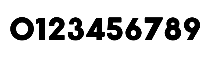 0123456789 COCOGOOSE Font