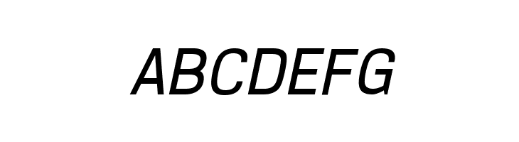 Hurufo & Numero Italic Italic  Free Fonts Download