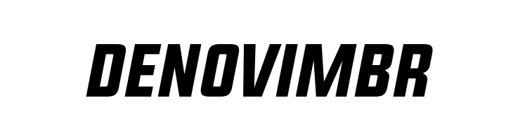 DENOVIMBR UPBOLTERS Italic Font