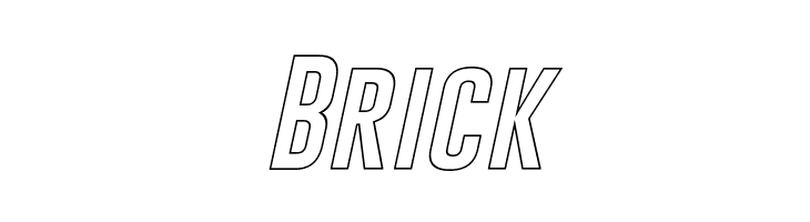 Gobold Hollow Italic Italic  Free Fonts Download