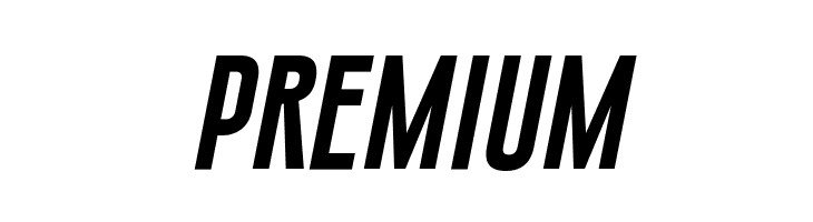 Premium Gobold Extra1 Italic Italic Font