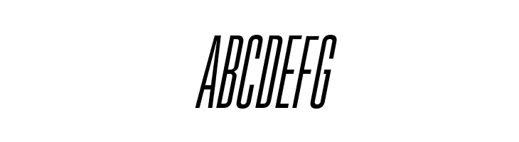 Gobold High Thin Italic Italic  Free Fonts Download