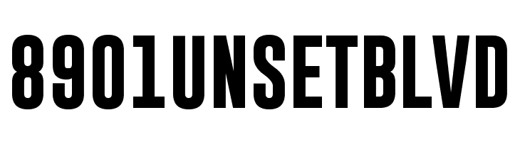 8901UNSETBLVD Gobold Bold Font