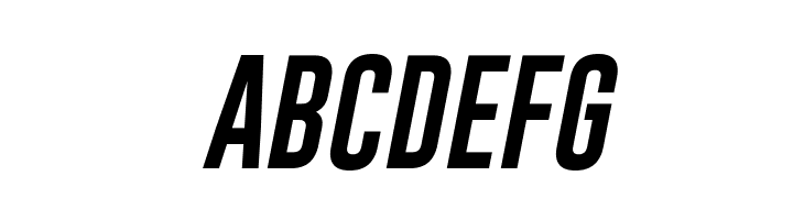 ABCDEFG Gobold Lowplus Italic Italic Font
