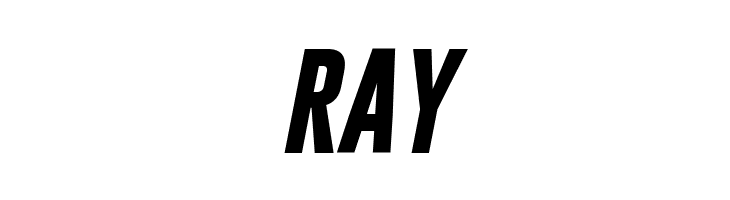 RAY Gobold Bold Italic Italic Font