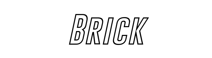 Gobold Hollow Bold Italic Italic  Free Fonts Download