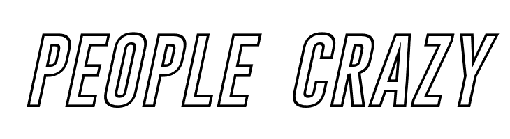 Gobold Hollow Bold Italic Italic  Free Fonts Download