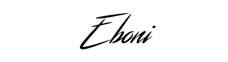 Eboni Streamster Font