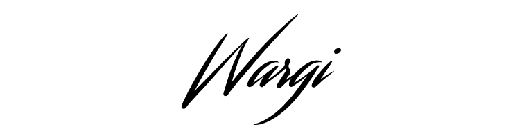 Wargi Streamster Font