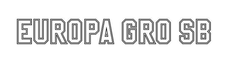 SablonUp-Outline  Free Fonts Download