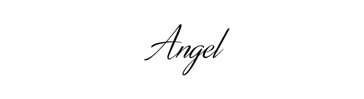 Angel DistantStroke-Medium Font