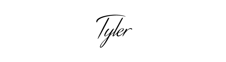 Tyler DistantStroke-Medium Font