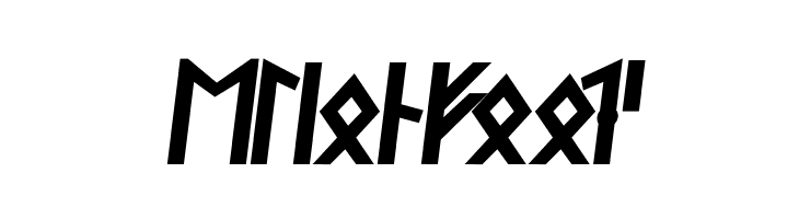 Ny Stormning Halvfet Kursiv  Free Fonts Download