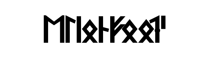 Ny Stormning Halvfet  Free Fonts Download