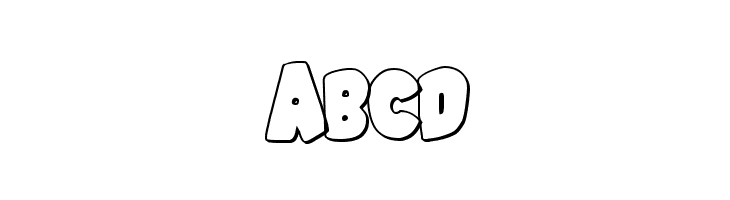 Shablagoo Outline  Free Fonts Download