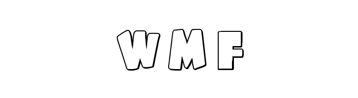 Shablagoo Outline  Free Fonts Download