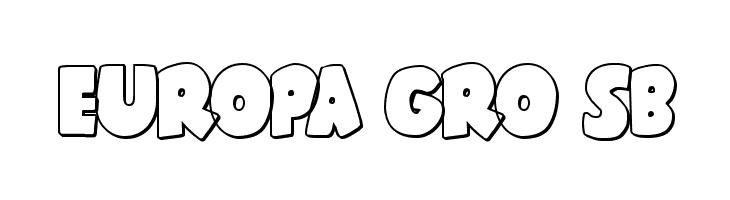 Shablagoo Outline  Free Fonts Download