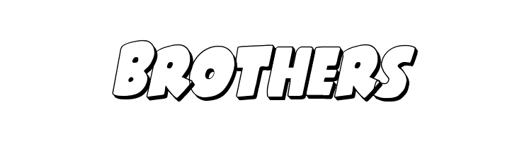 Shablagoo 3D Italic  Free Fonts Download