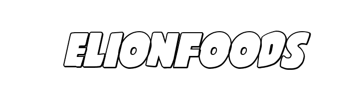 Shablagoo Outline Italic  Free Fonts Download