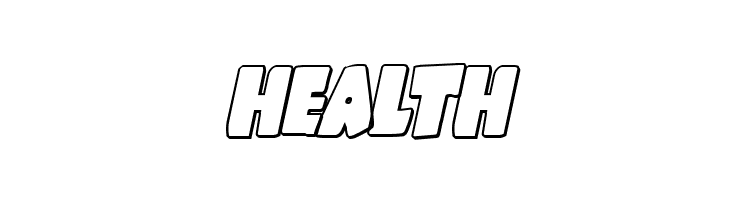 Shablagoo Outline Italic  Free Fonts Download