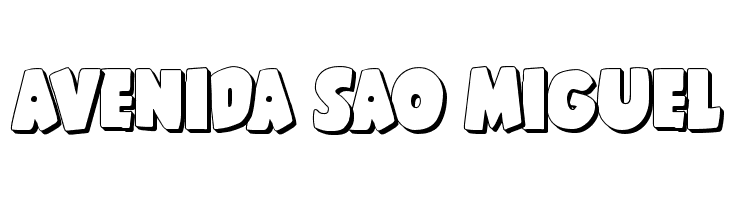 Shablagoo 3D  Free Fonts Download