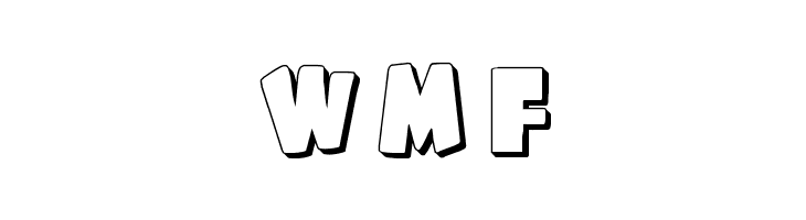 Shablagoo 3D  Free Fonts Download