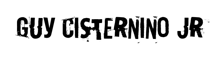 GUY%2BCISTERNINO%2BJR Destroy X Font
