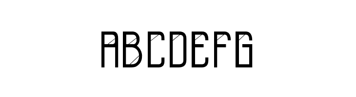 E-Slash  Free Fonts Download