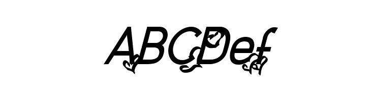 Dream Love Valentine Bold Italic  Free Fonts Download