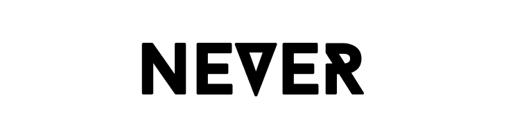 NEVER BaronNeueBlack Font