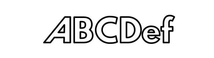 Hussar Techniczny Outline  Free Fonts Download