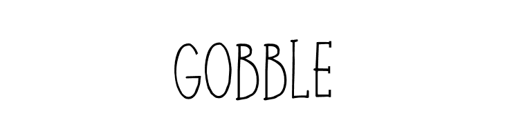 gobble DKJohnBrown Font