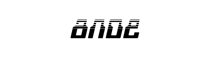 1968 Odyssey Halftone Italic  Free Fonts Download