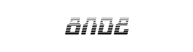 1968 Odyssey Gradient Italic  Free Fonts Download