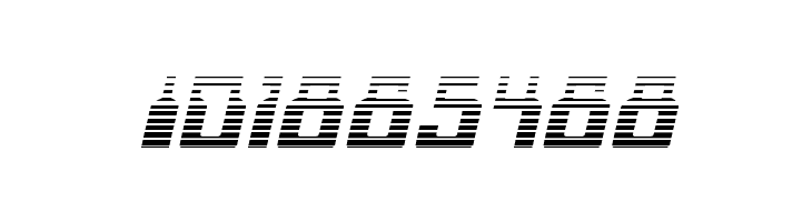 1968 Odyssey Gradient Italic  Free Fonts Download