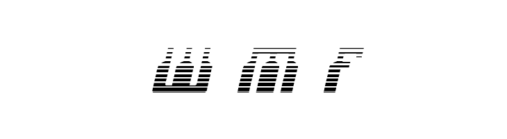 1968 Odyssey Gradient Italic  Free Fonts Download
