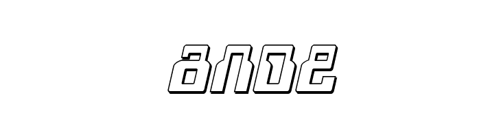 1968 Odyssey 3D Italic  Free Fonts Download