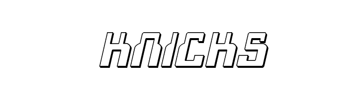 1968 Odyssey 3D Italic  Free Fonts Download