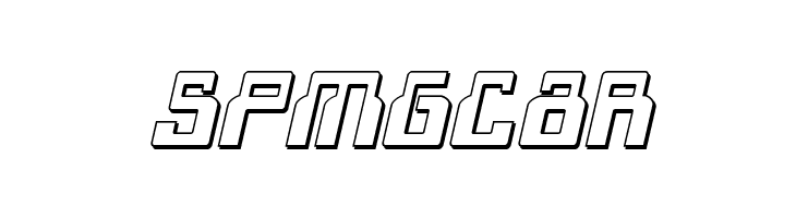 1968 Odyssey 3D Italic  Free Fonts Download