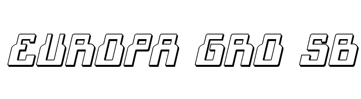 1968 Odyssey 3D Italic  Free Fonts Download