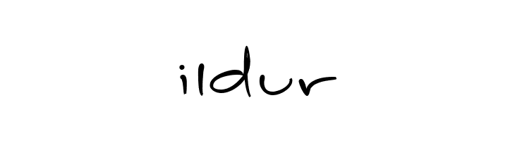ildur LateNightLoveNotes Font